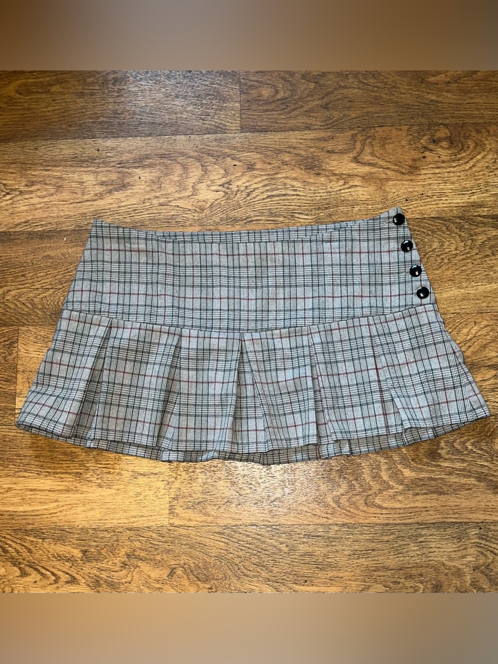 Vintage Garage Micro Mini Pleated Skort